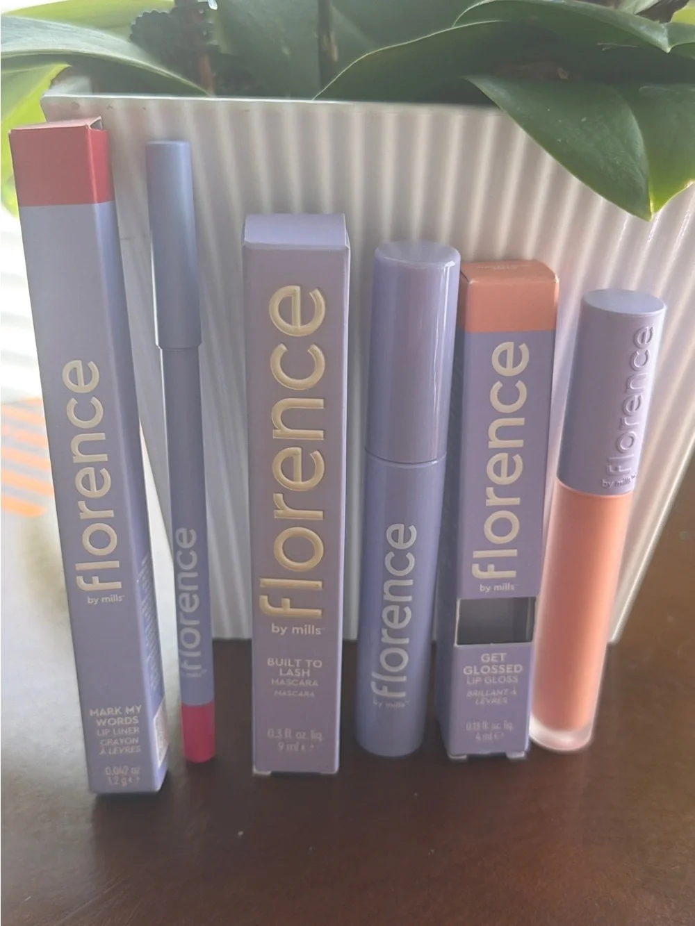 Peach Lip Gloss & Lip Liner Set - Peach